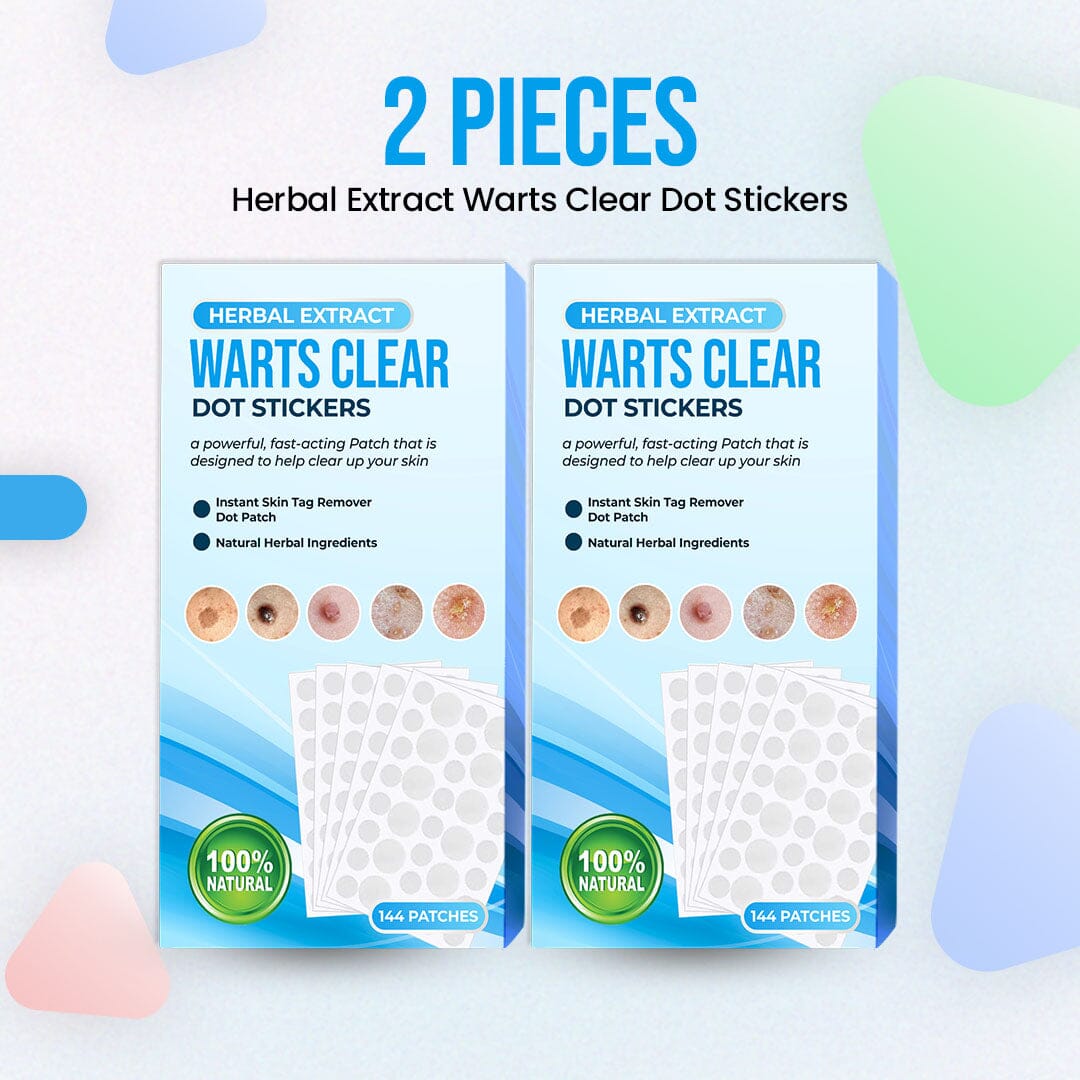 Herbal Extract Clear Dot Stickers