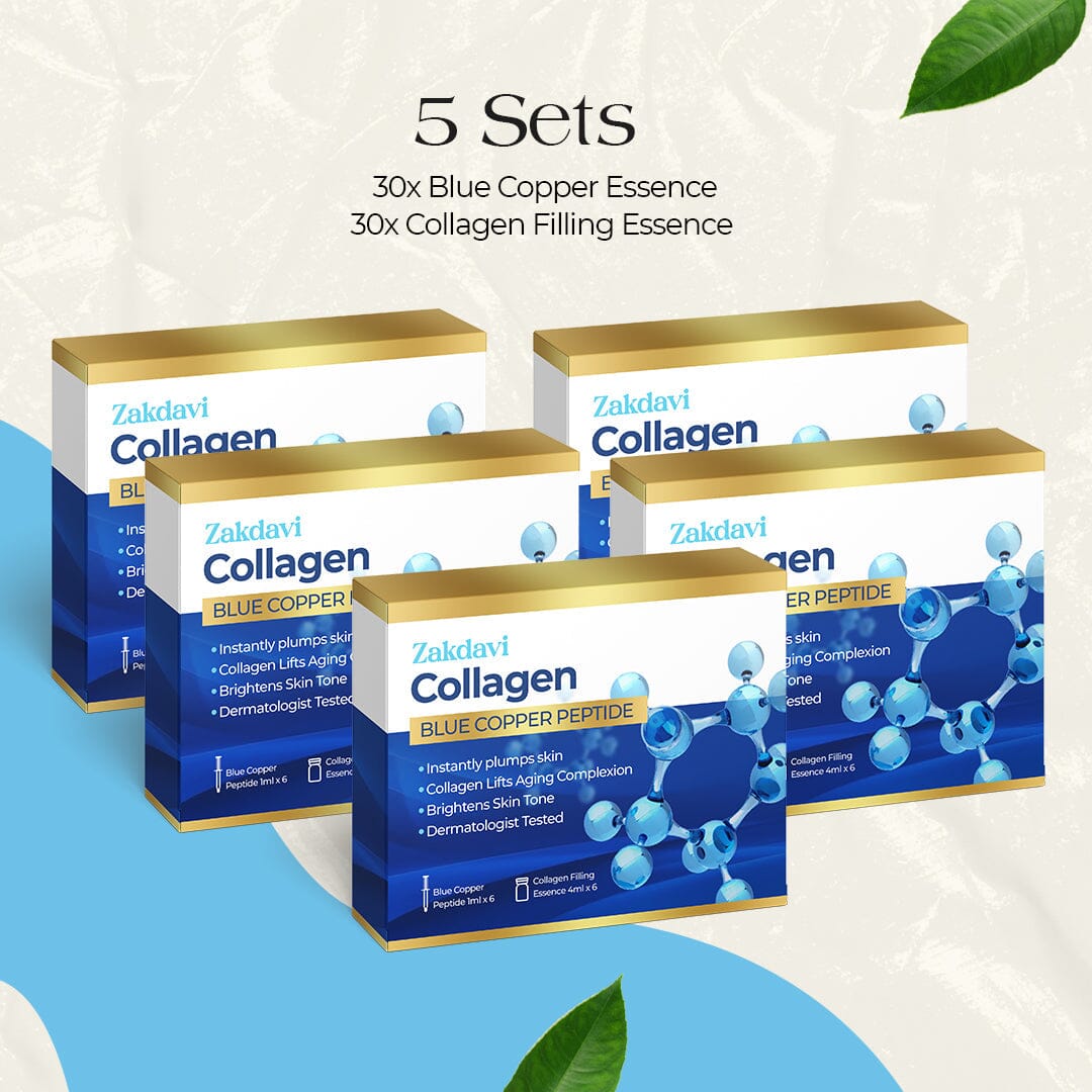 Zakdavi Collagen Blue Copper Peptide Essence Set