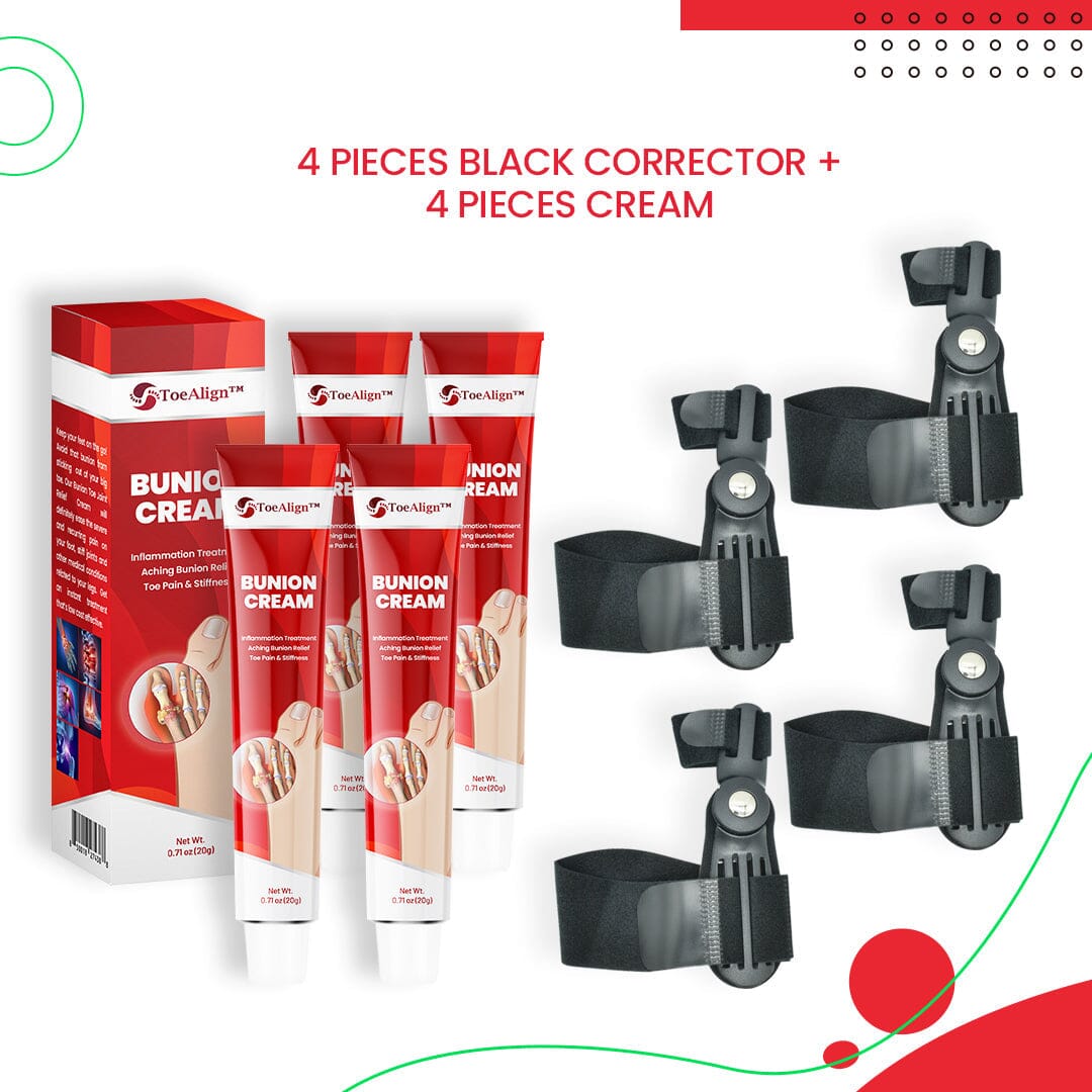 ToeAlign™ Bunion Cream & Corrector Set